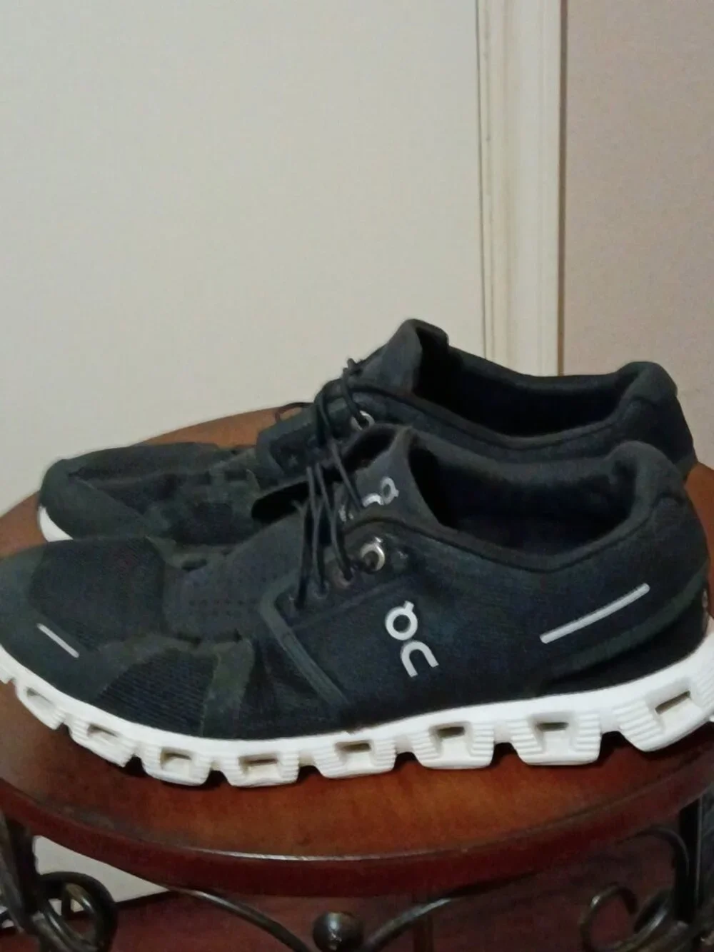 On Cloud 5 Shoes Mens Size 8 Black Running Athletic Sneakers 59.98919